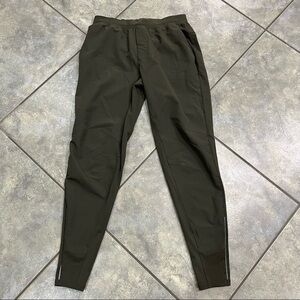 Lululemon Switch Up Jogger Pants Mens Small Olive Tapered Athletic Gorpcore EUC